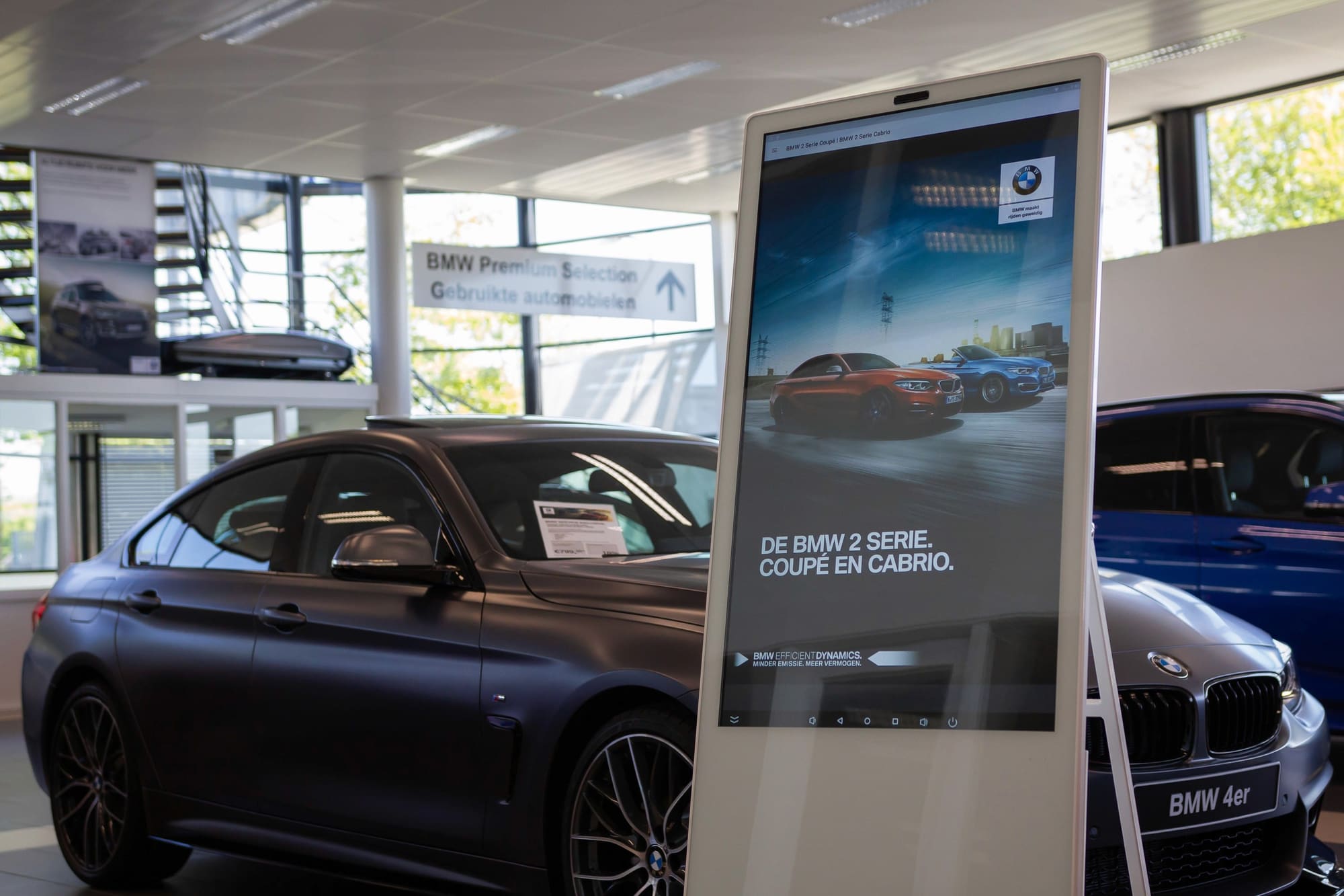 Narrowcasting die auto dealers naar een hoger niveau tilt