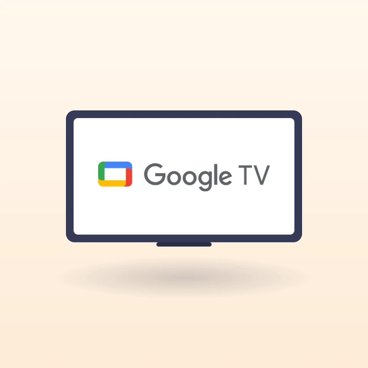 Scherm met een Chromecast met Google TV en de Stremo-app